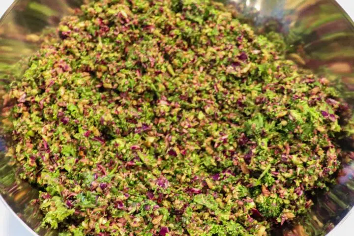 Ultimate Antioxidant Detox Salad - After using the Food Processor