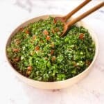 Tabule in a large bowl