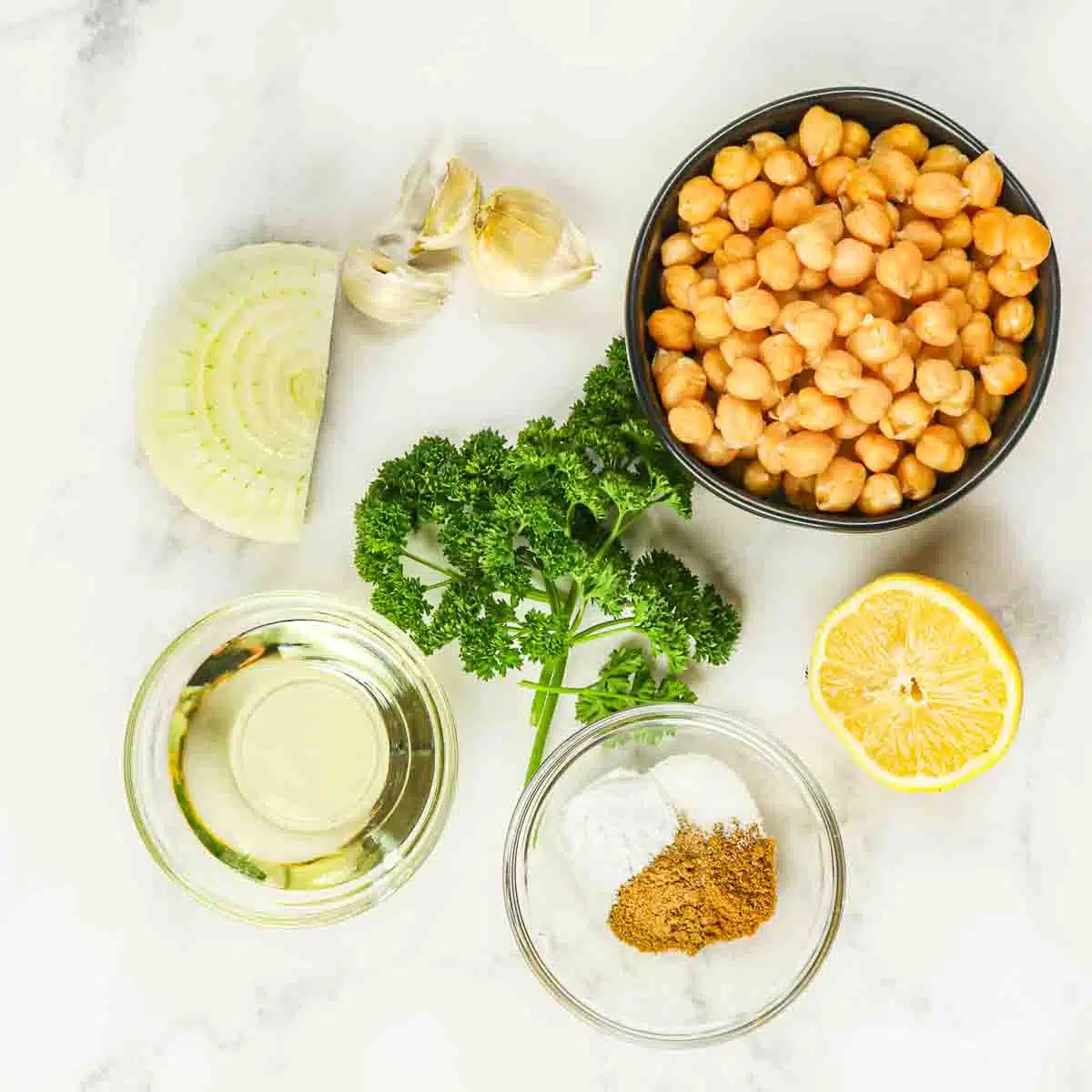 Ingredients used in making the recipe.