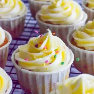 Cupcake up close.