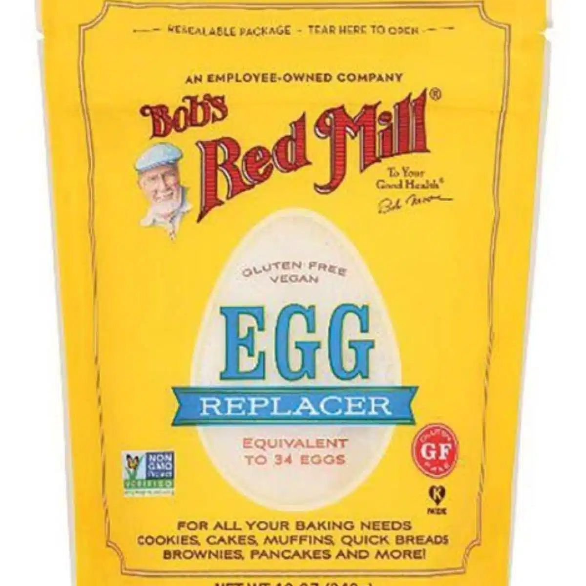 Bag of Bob's Red Mill Egg Replacer.