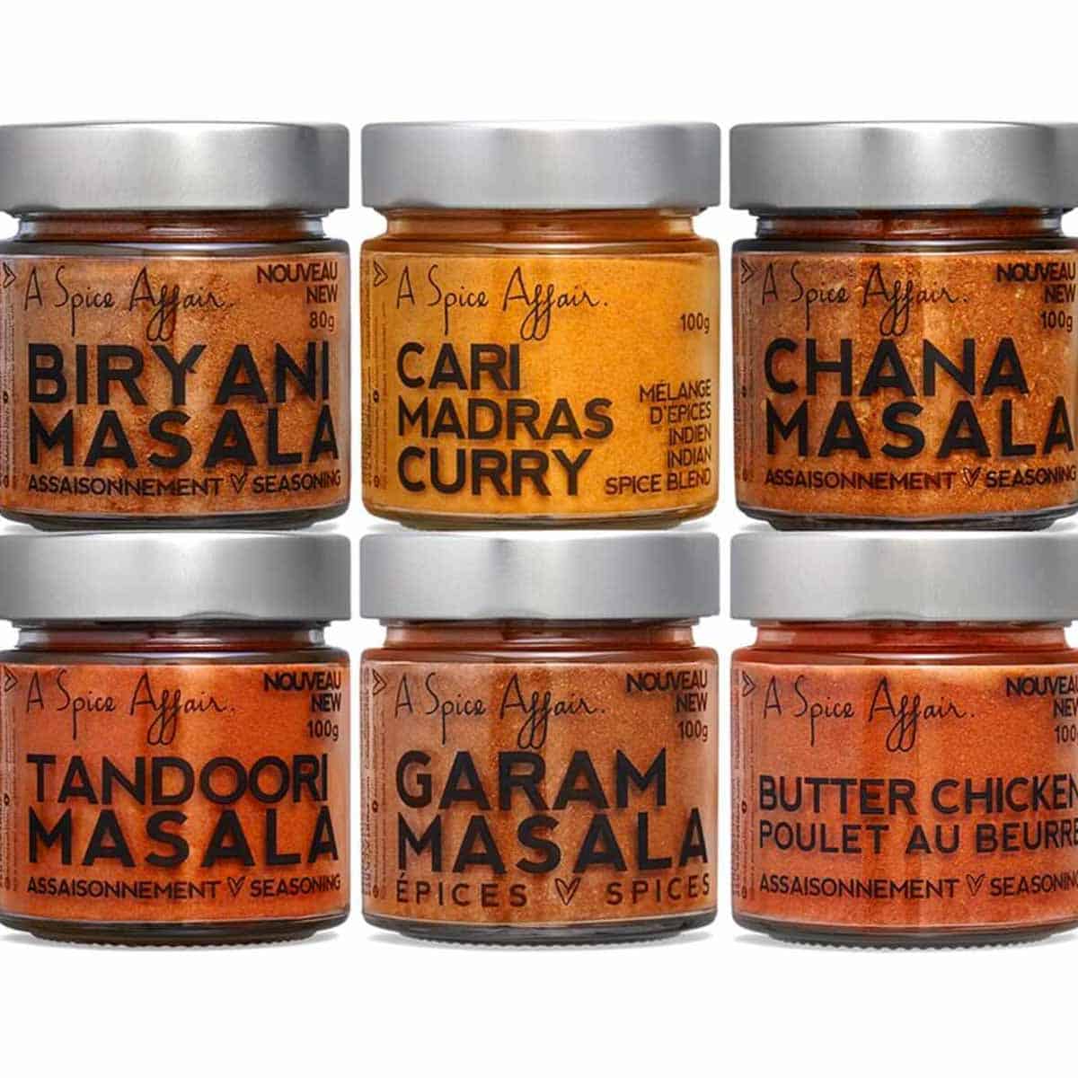 Six Indian Spices.